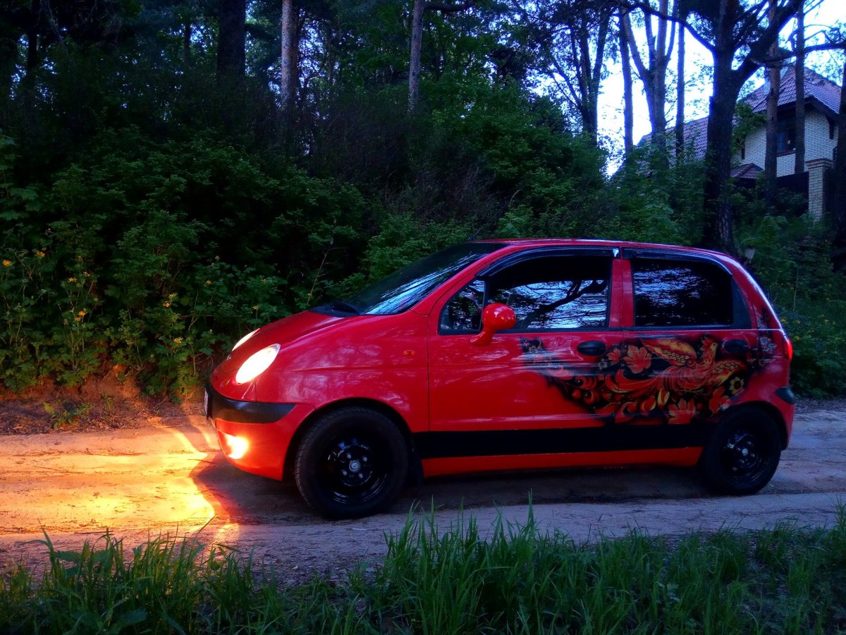 Тюнингованный Daewoo Matiz