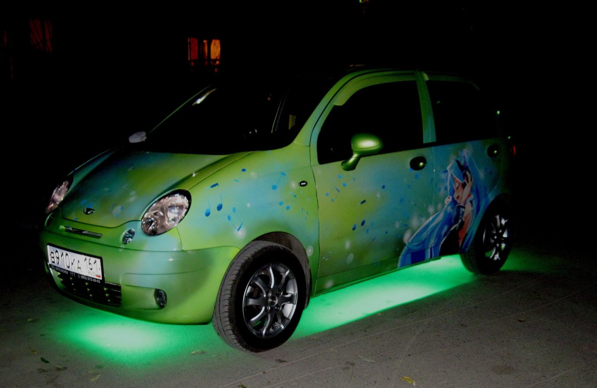 Тюнингованный Daewoo Matiz