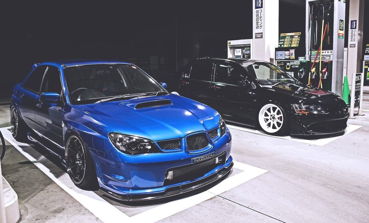 Mitsubishi Lancer 9 EVO И Субару WRX