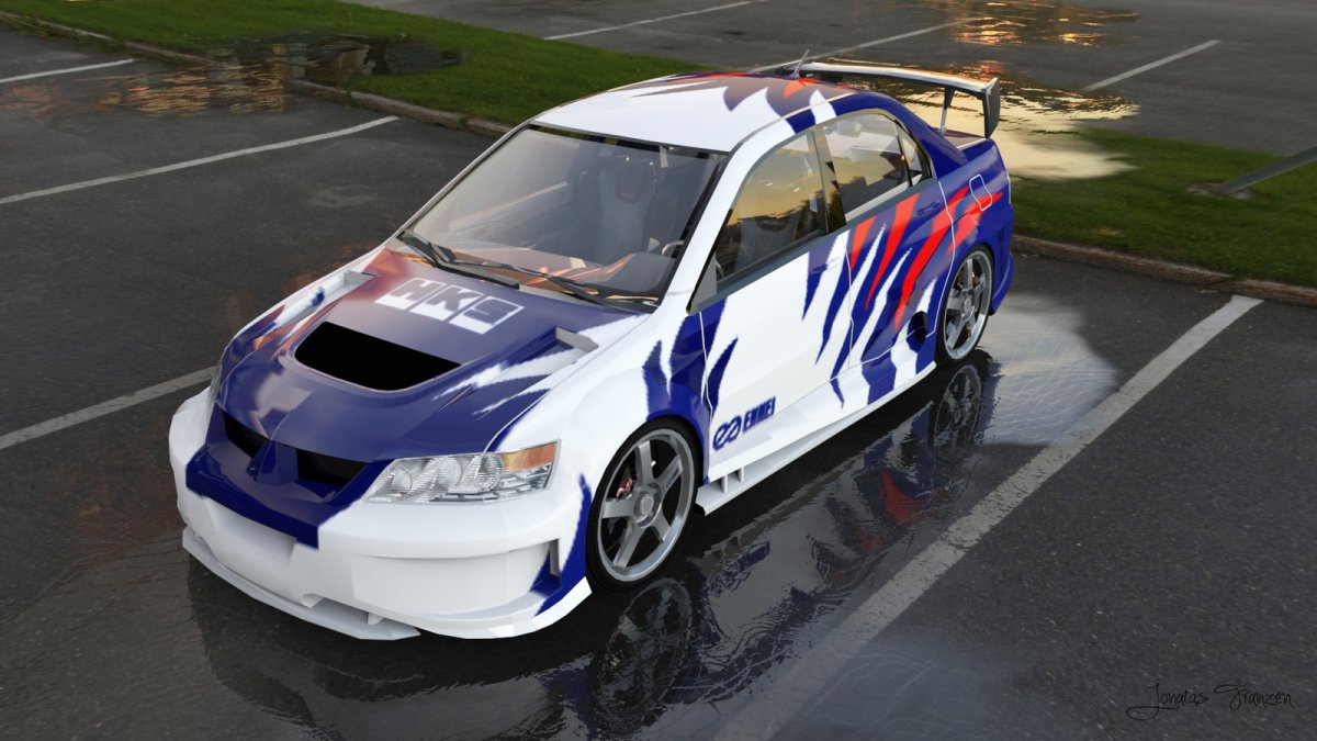 Mitsubishi Lancer Evolution 8 Эрл