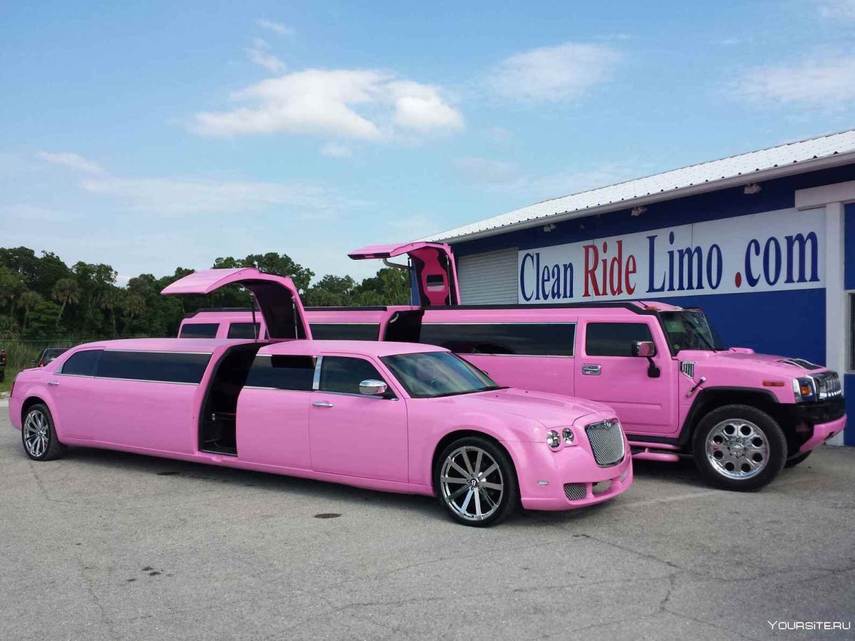 Pink Hummer Limo