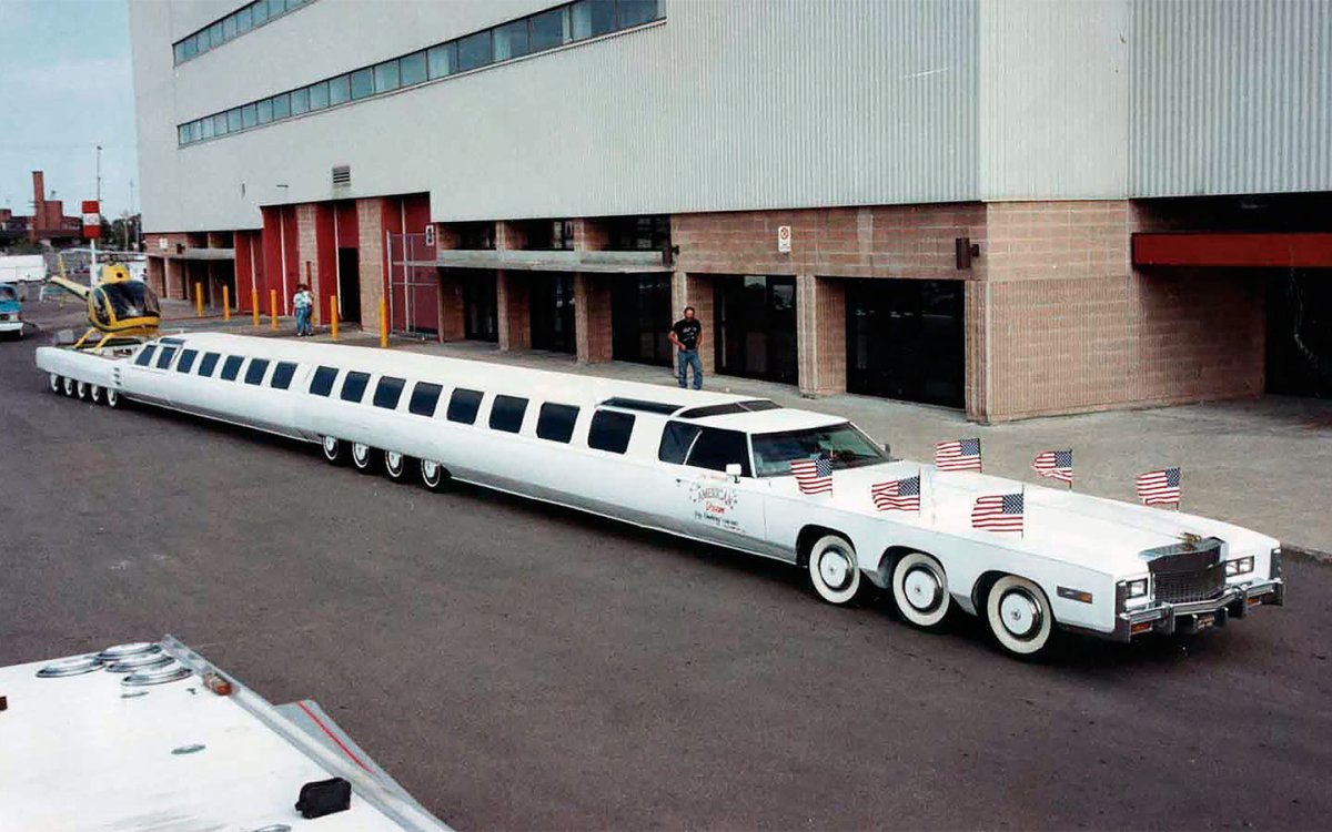 Cadillac Eldorado лимузин самый длинный