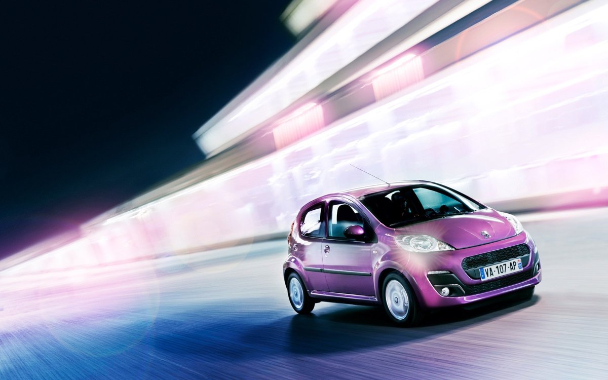 Peugeot 107 Purple