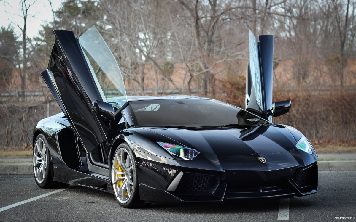 Lamborghini Aventador lp700-4 черная