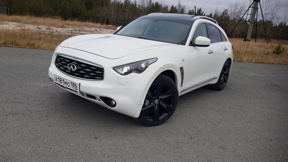 Infiniti FX 2009 White-