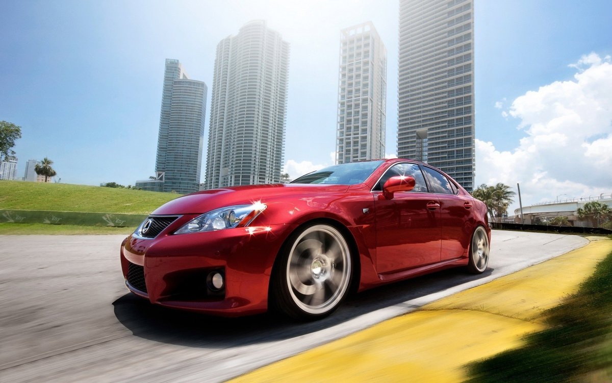 Lexus is f Red