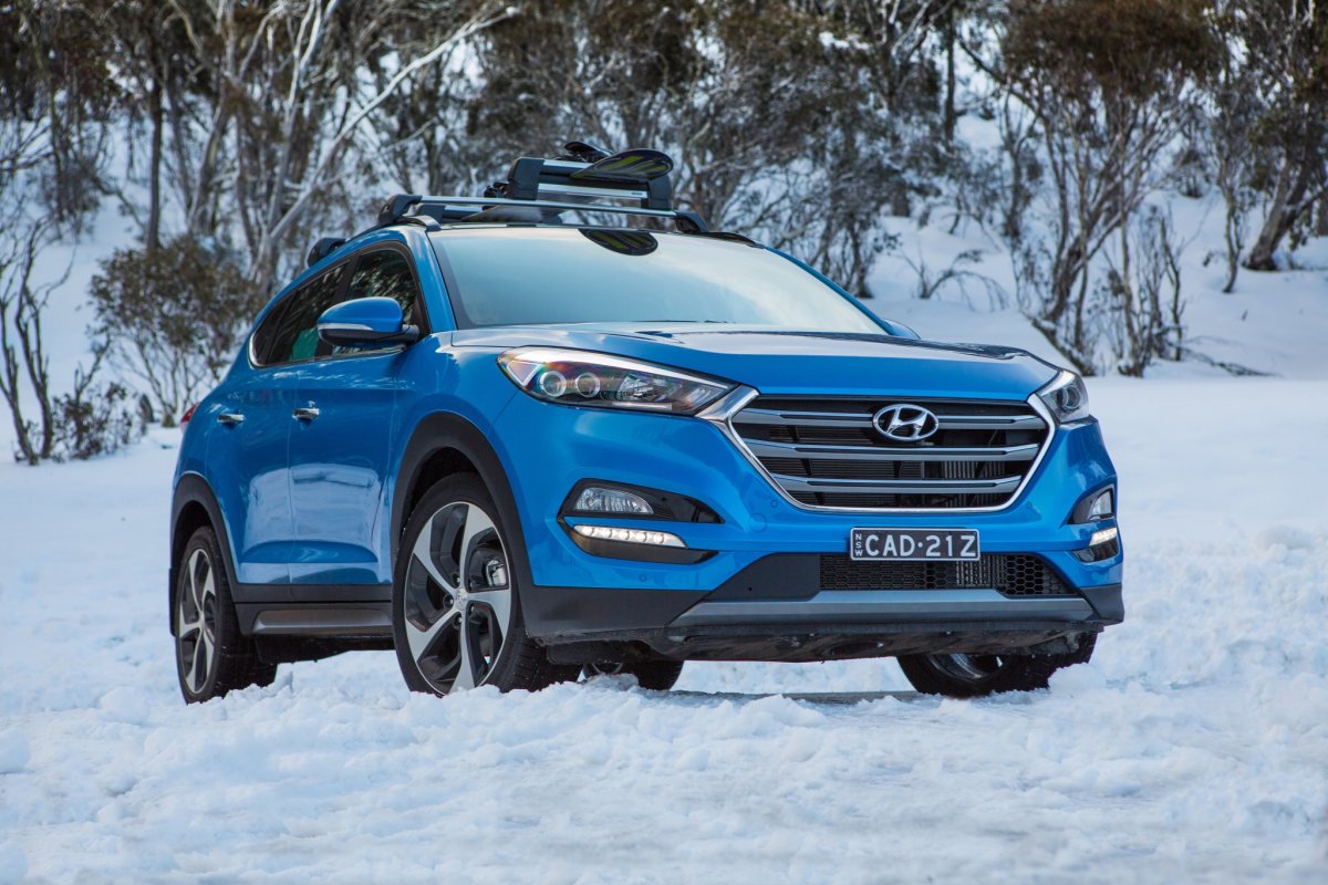 Hyundai Tucson зима