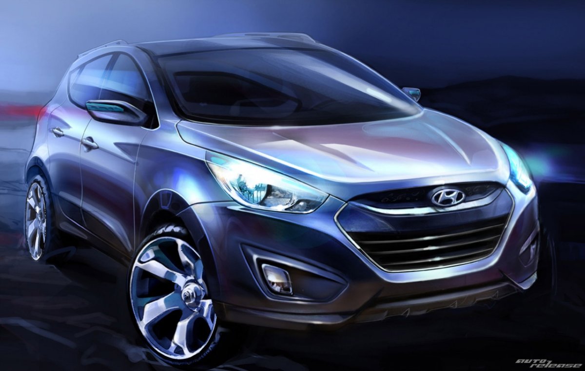 Хендай ix35 фиолетовый