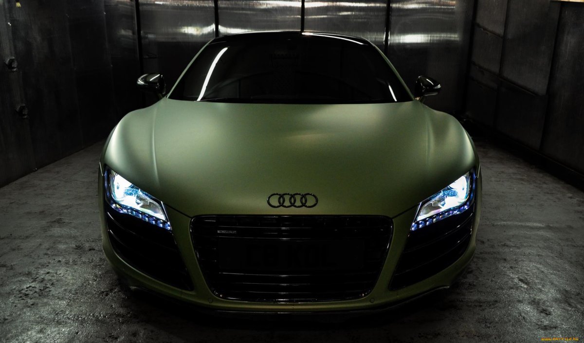 Ауди r8 зеленая