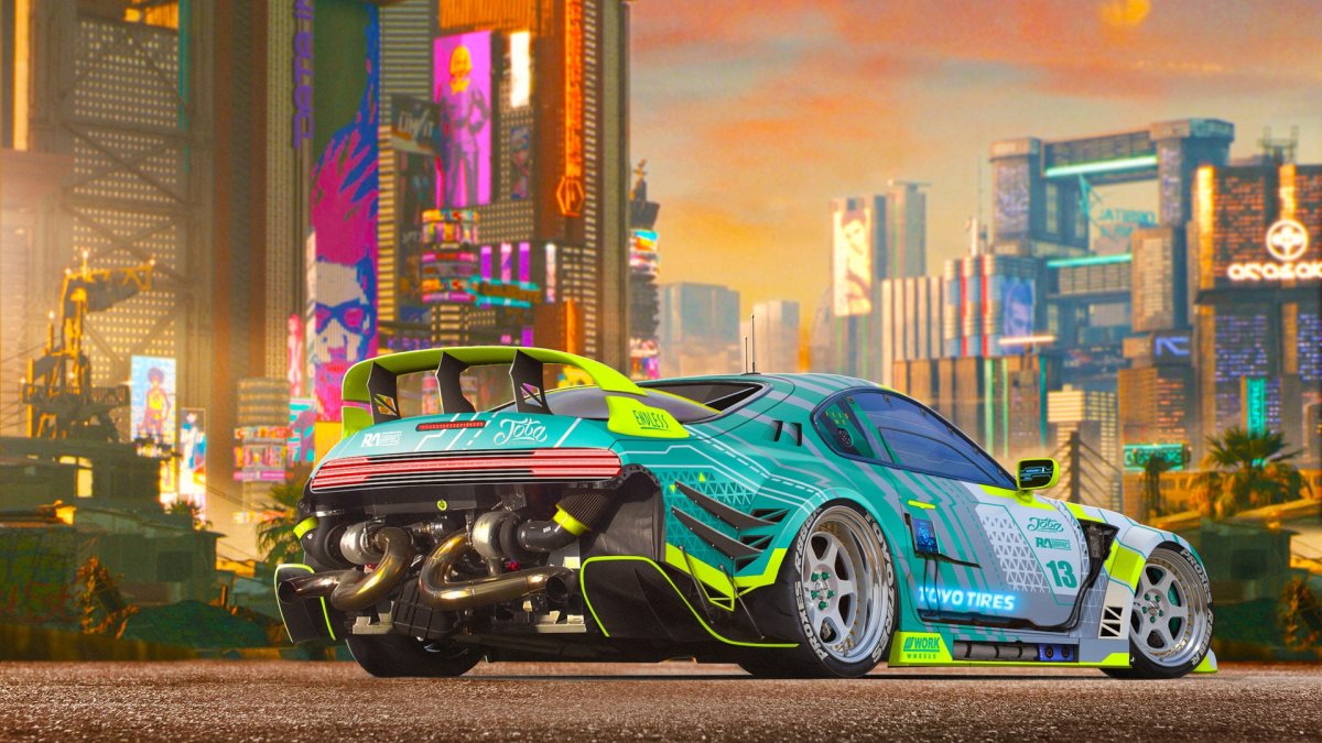 Cyberpunk 2077 машины