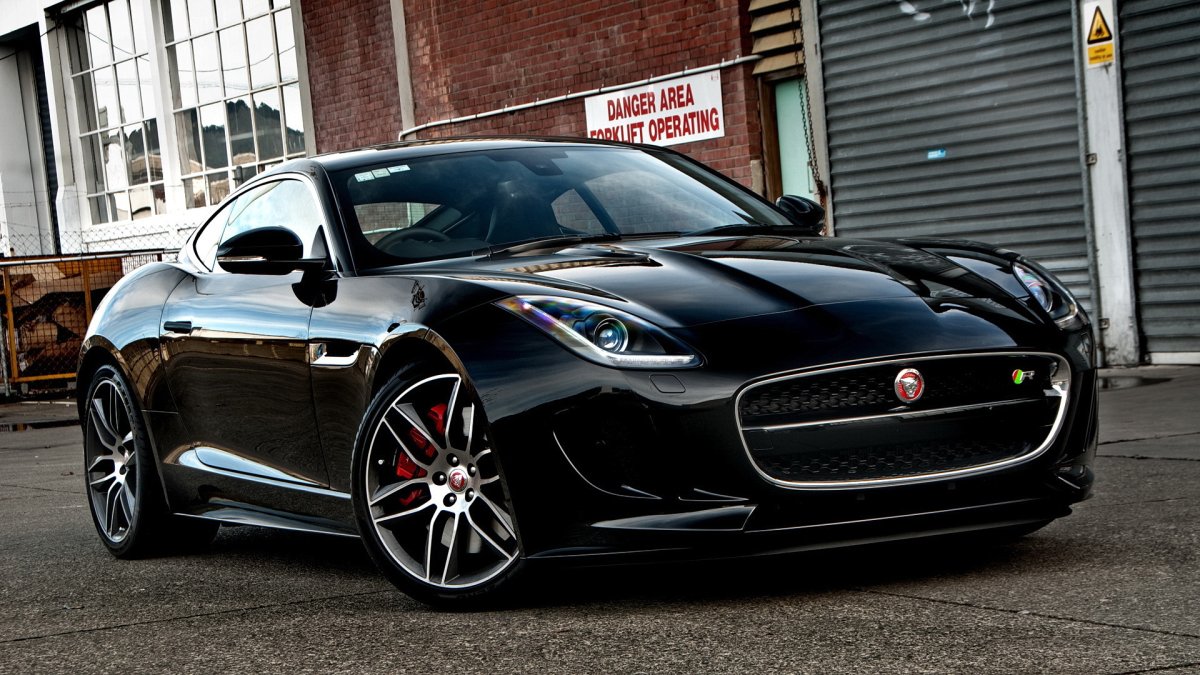 Jaguar f Type Coupe чёрный