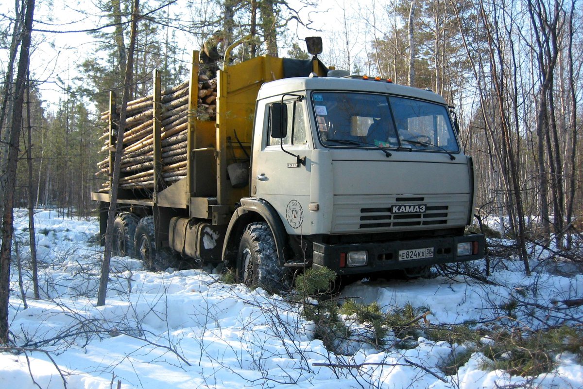 КАМАЗ 6423 лесовоз