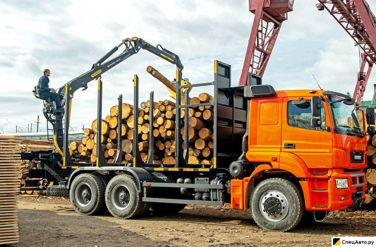 КАМАЗ 6580 сортиментовоз с гидроманипулятором