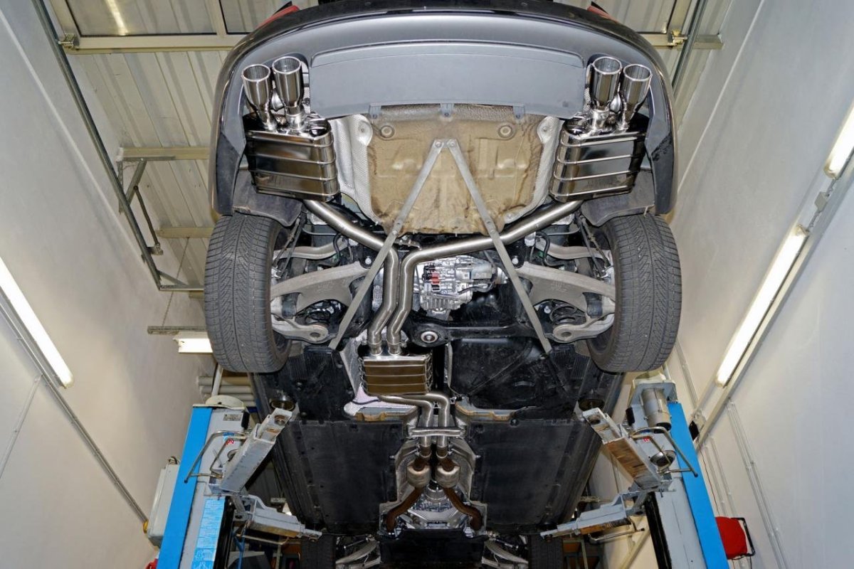 Audi a5 снизу