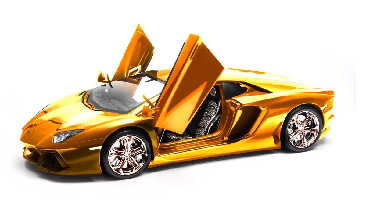 Lamborghini Aventador lp700-4 Золотая