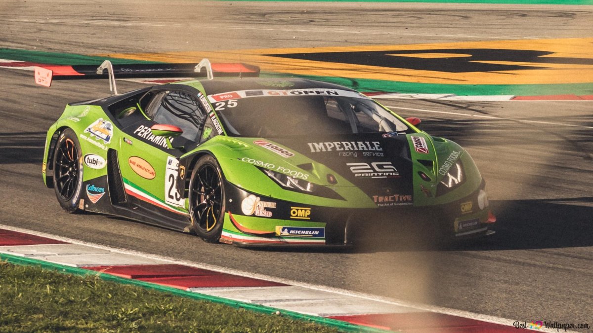 Гоночная машина зеленая Racing