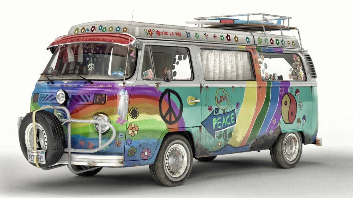 Volkswagen Transporter t2 хиппи