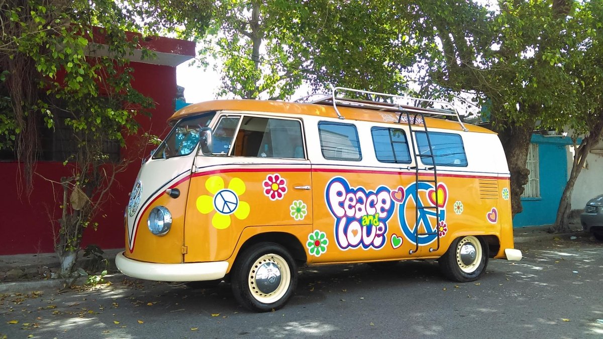 Volkswagen Transporter t2 хиппи