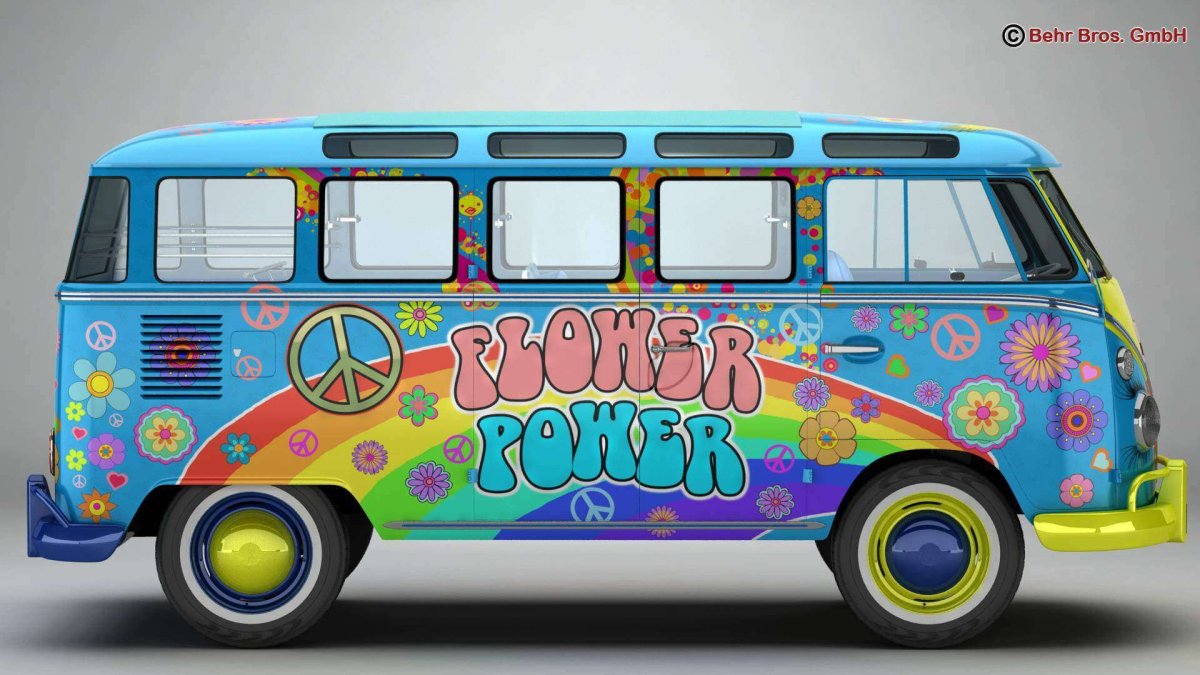 Volkswagen t1 хиппи