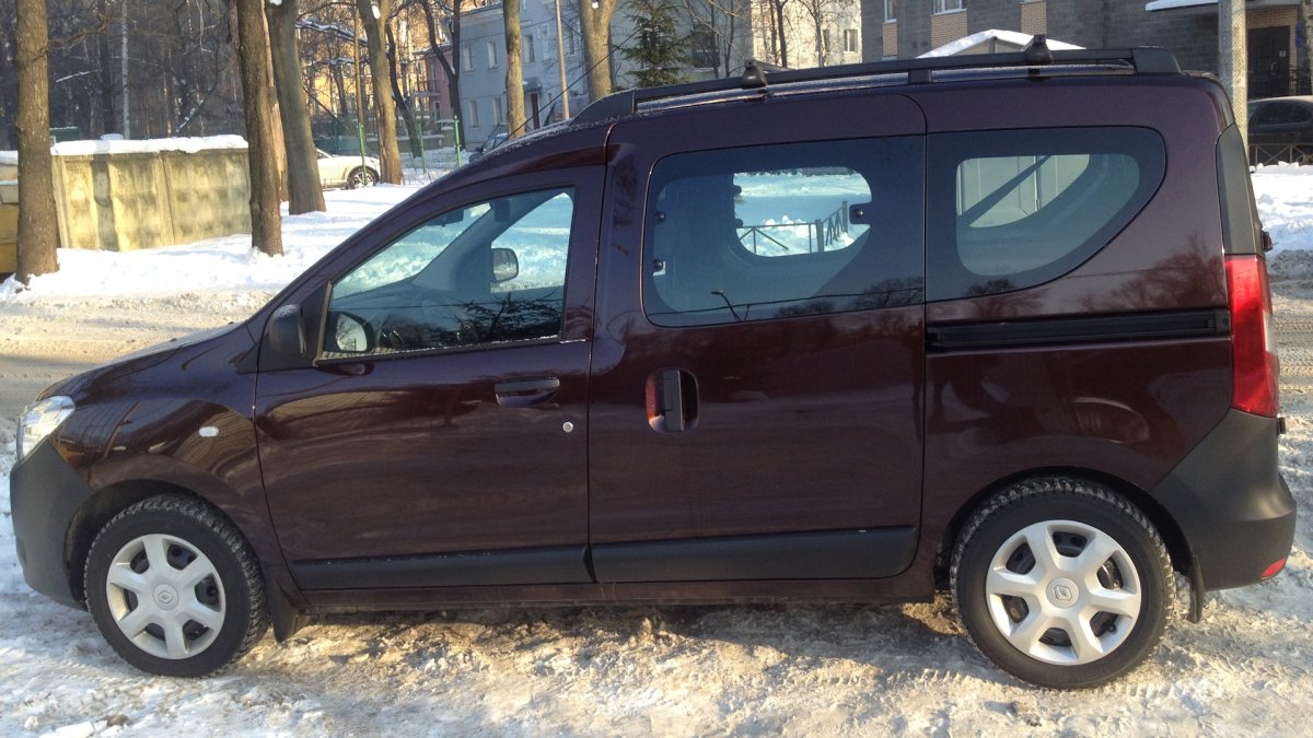 Renault Dokker 2012+ рейлинги
