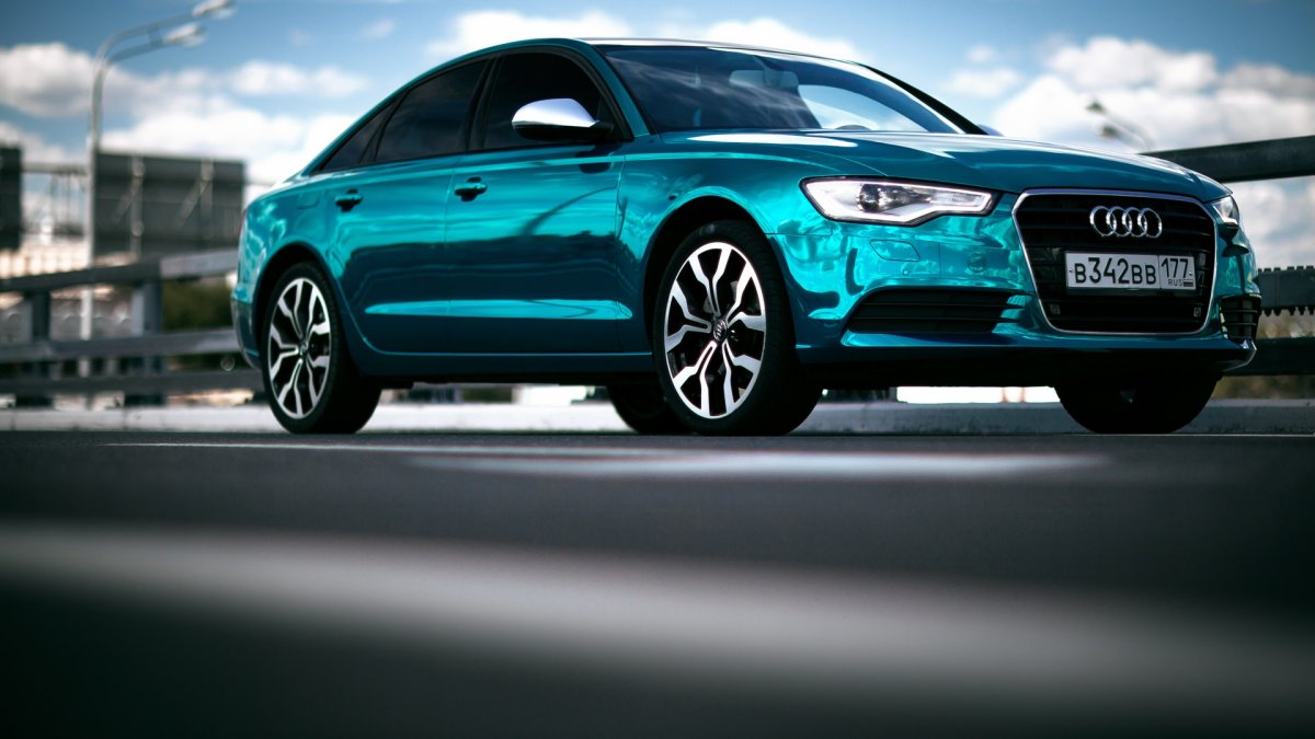Audi a6 Emerald Green