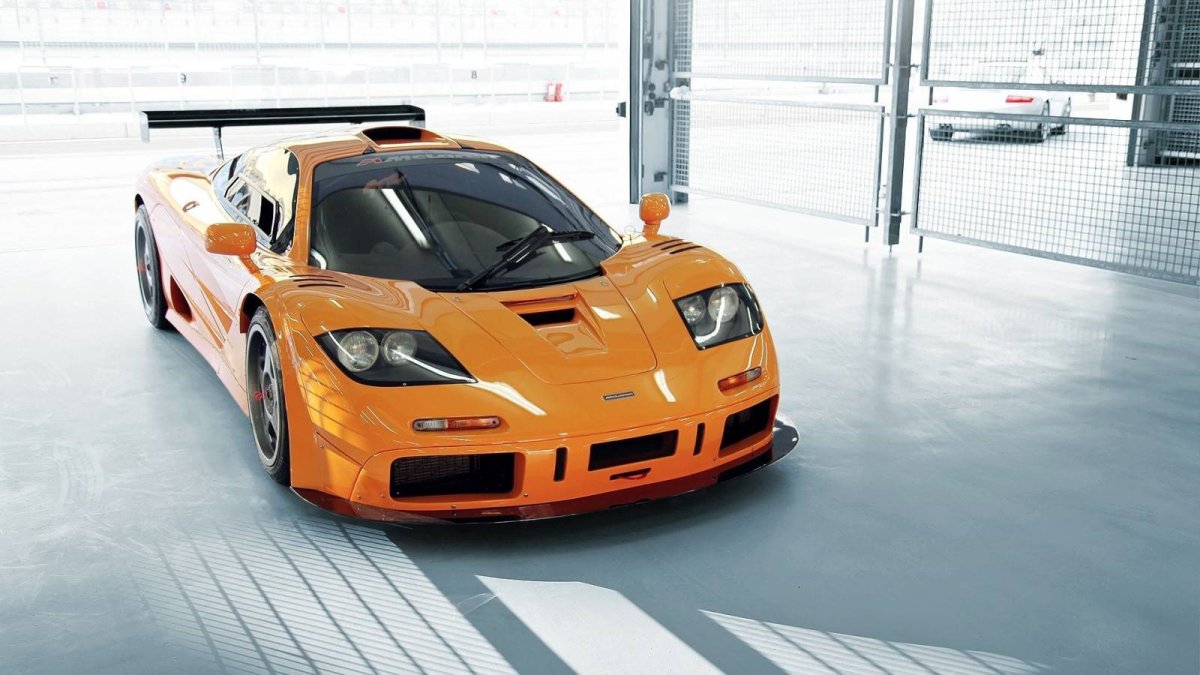 MCLAREN f1 GTR Orange