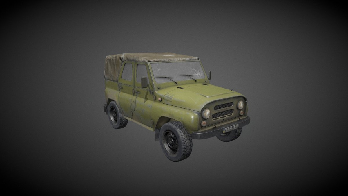 УАЗ Hunter 3d модель