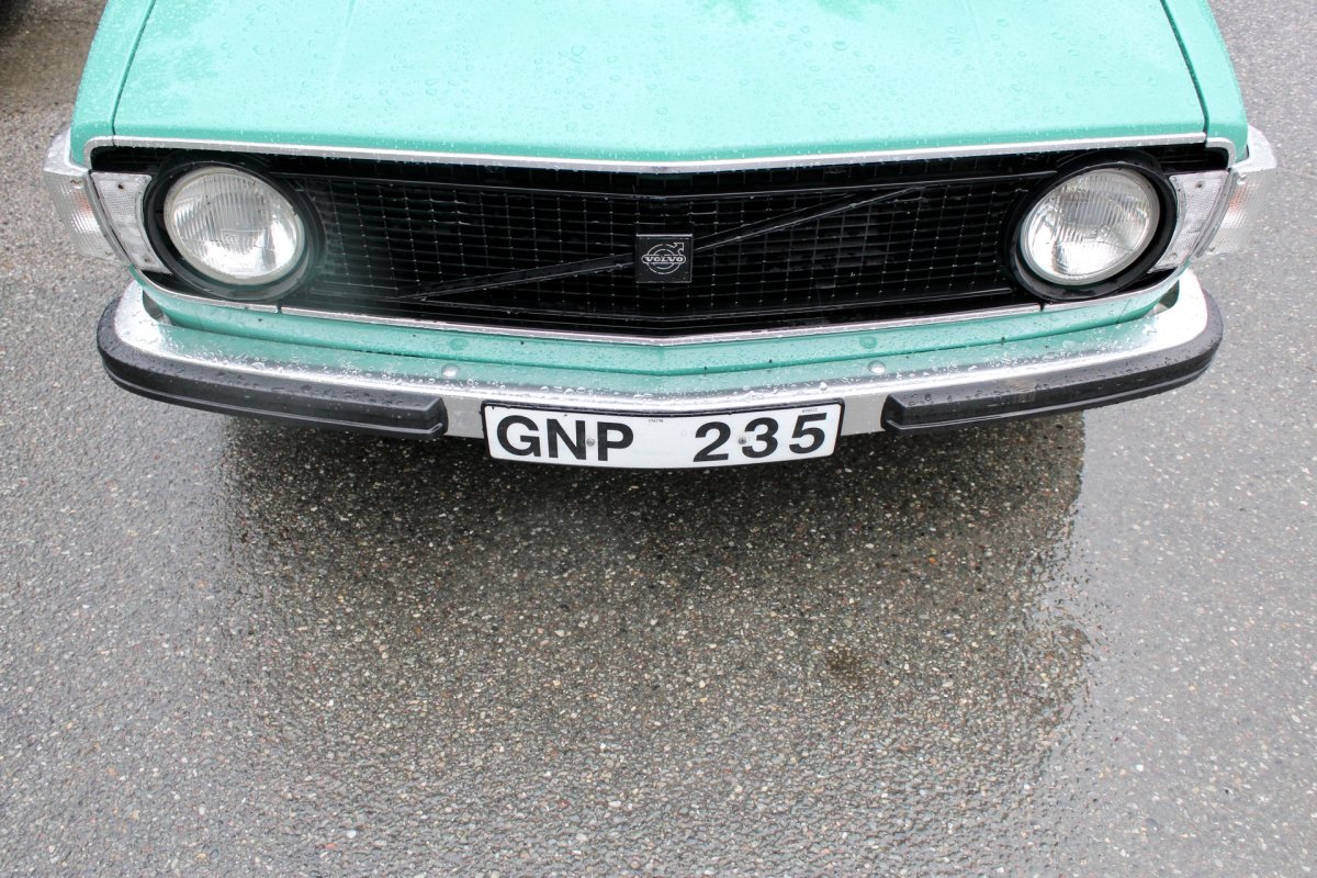 Old Swedish car Plate