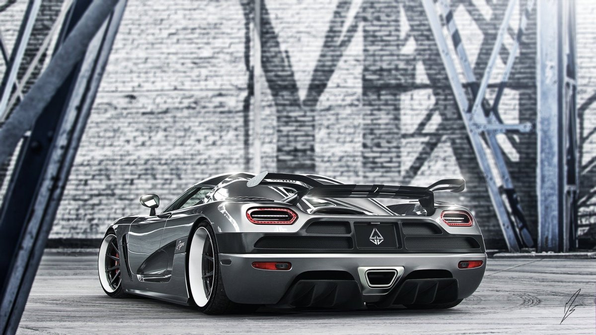 Koenigsegg Agera сзади