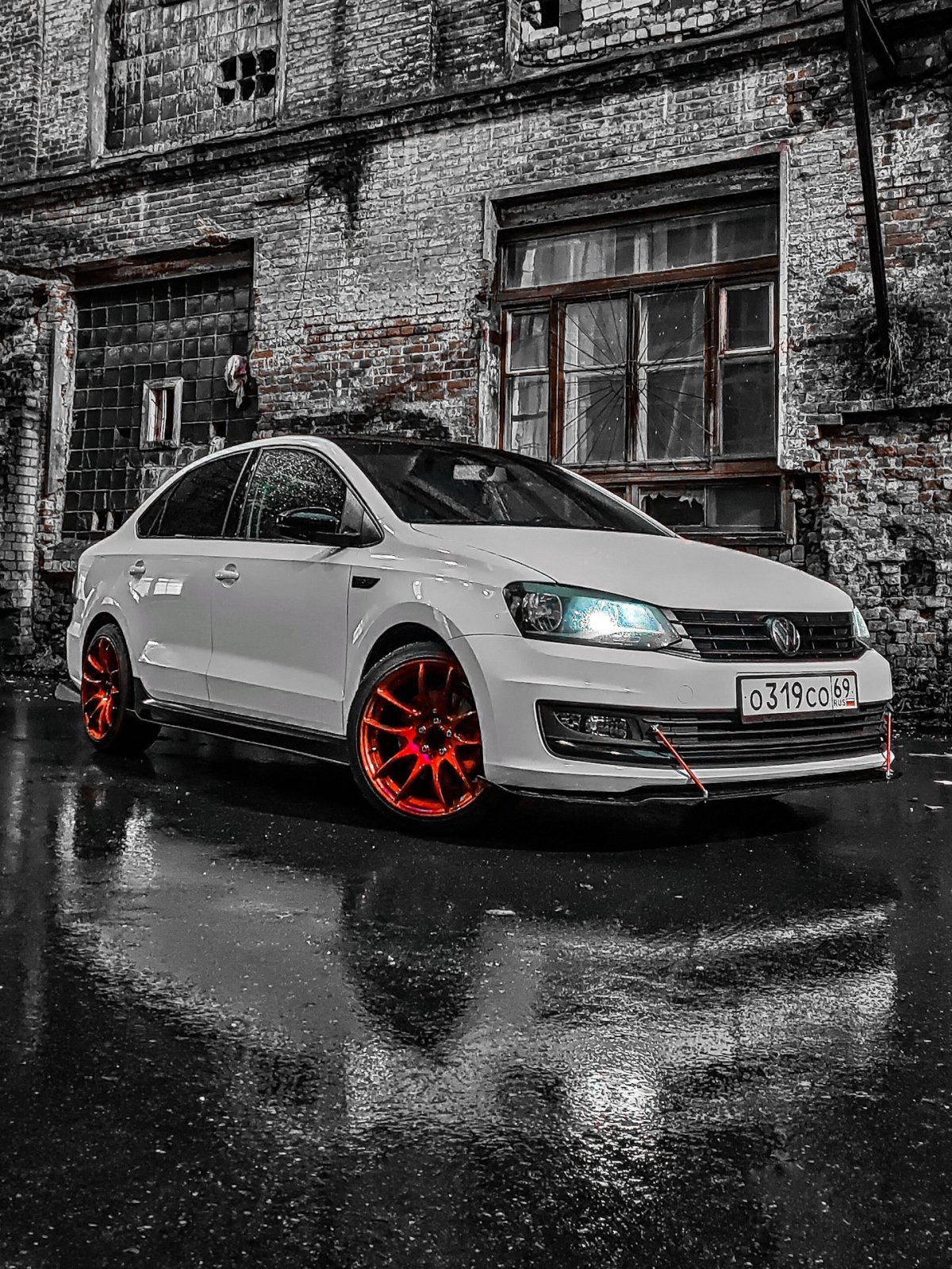 Тюнингованный Volkswagen Polo