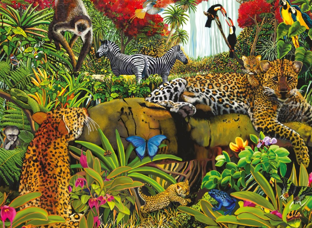 Пазл Ravensburger XXL джунгли (12660), 200 дет.