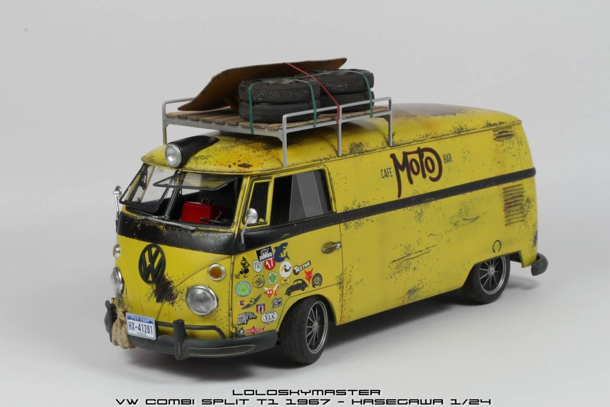 Solido Volkswagen Combi t1 pick up Volkswagen service 1950 Blue