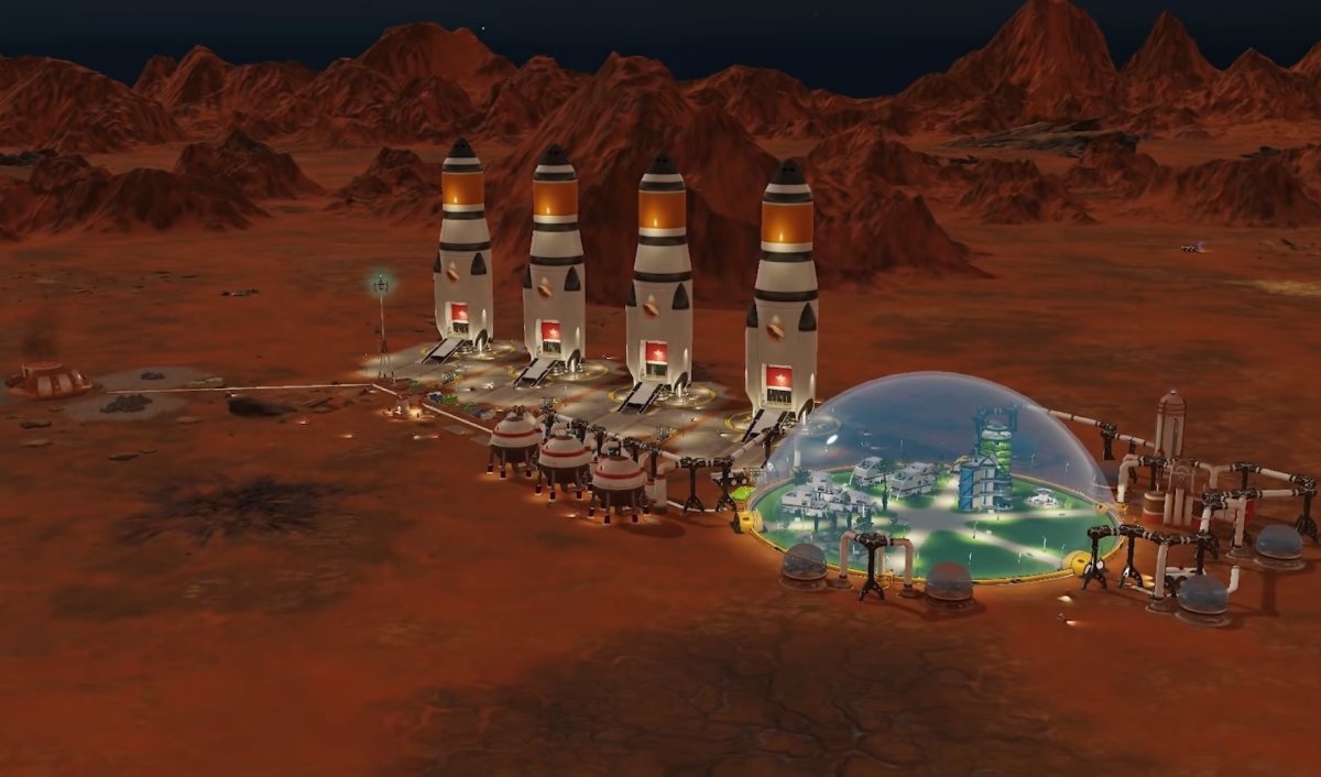 Surviving Mars терраформированный Марс