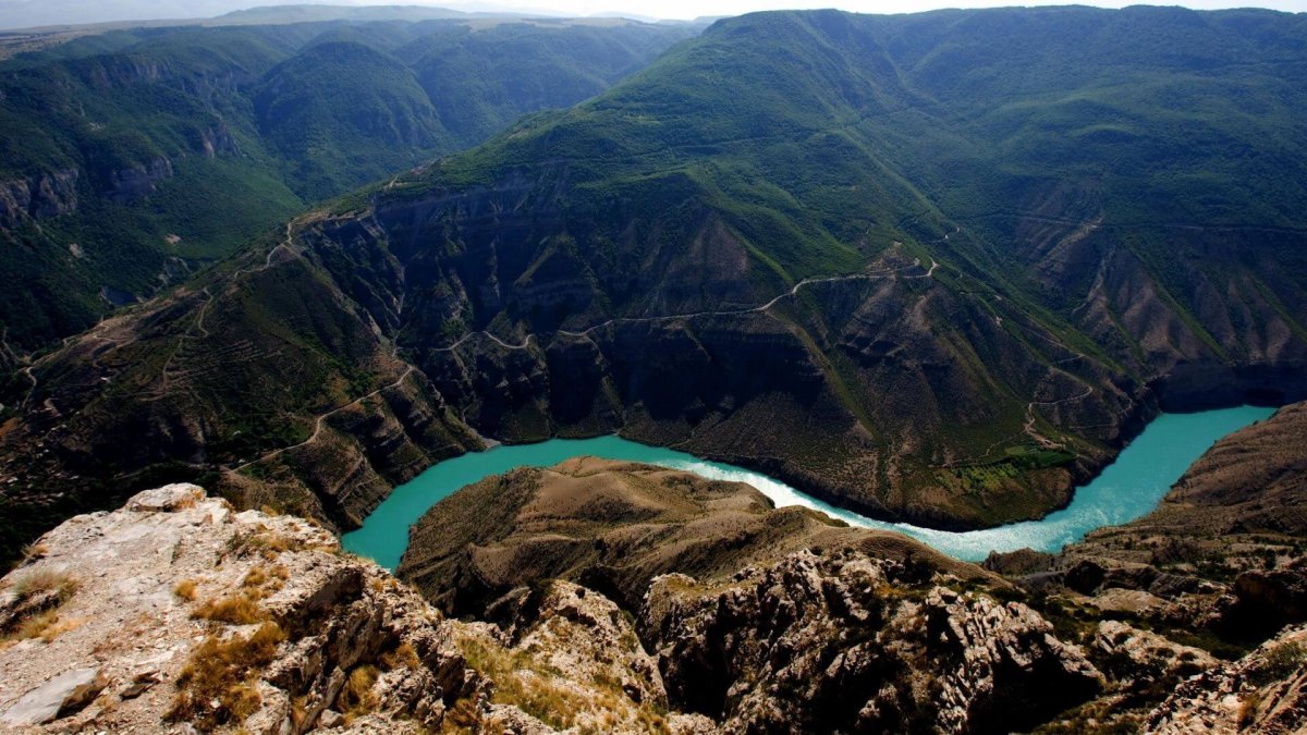 Сулакский каньон в Дагестане