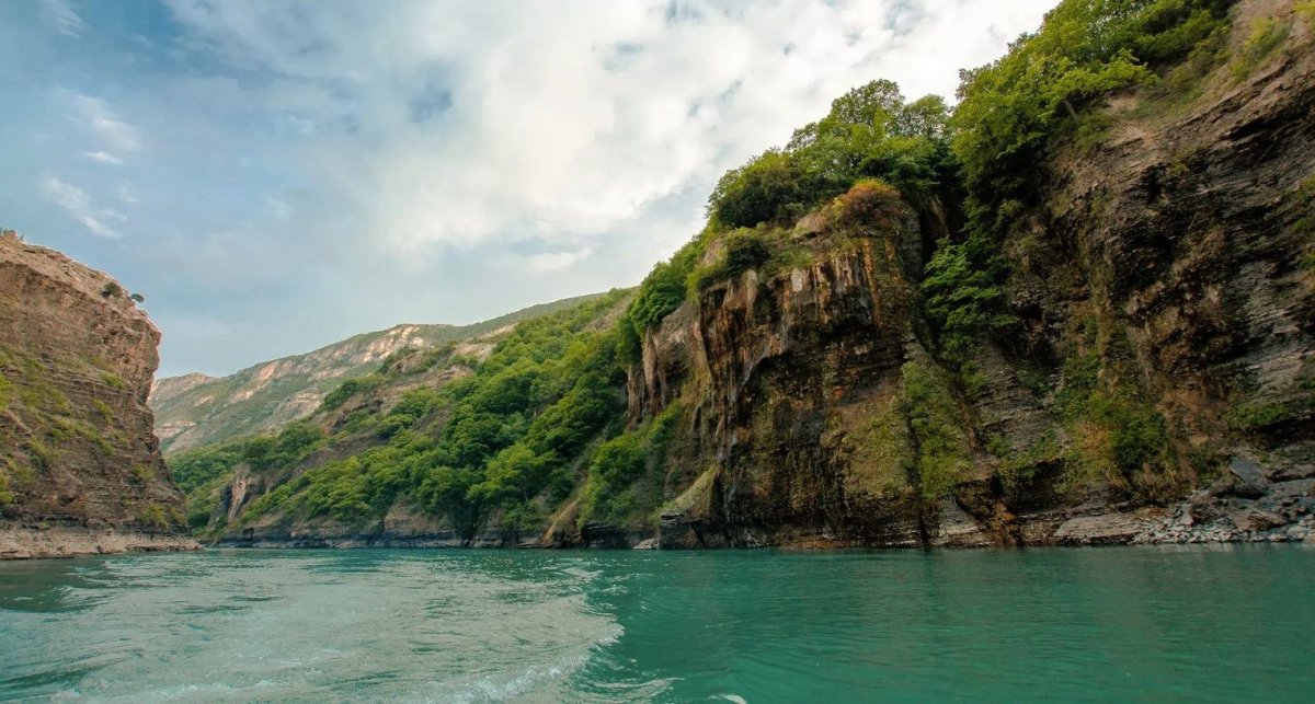 Сулакский каньон в Дагестане водопад