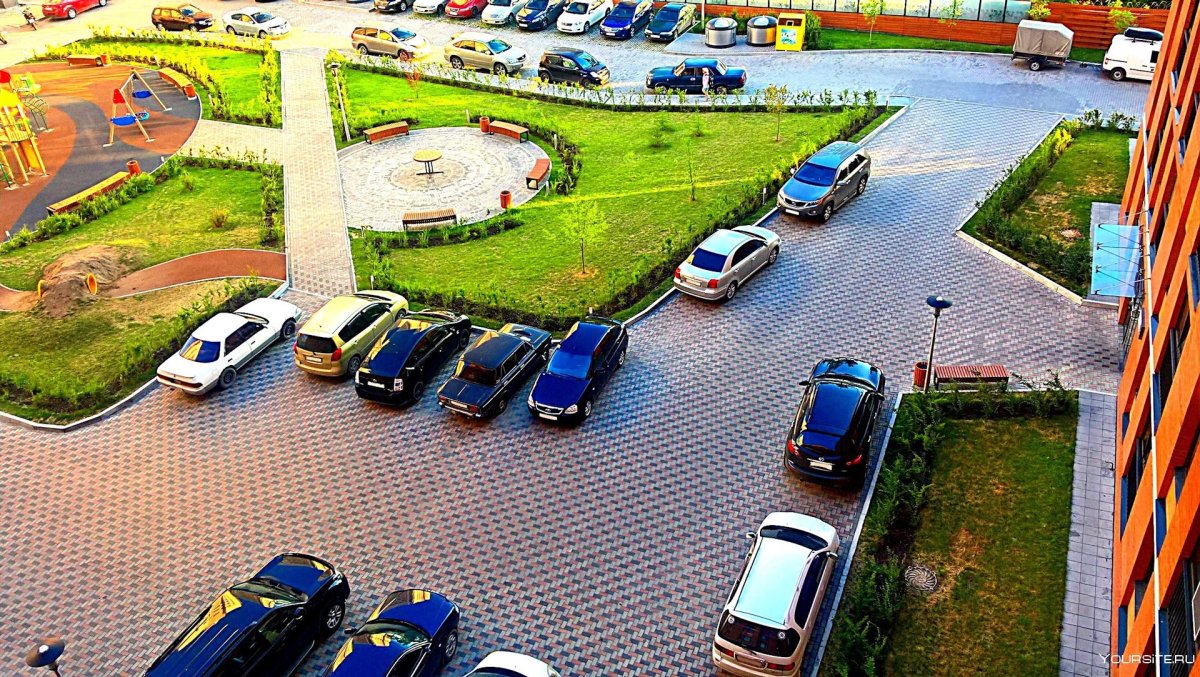 Стоянка автомобилей