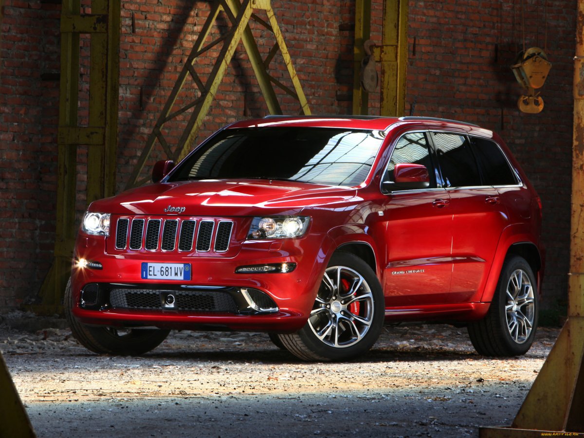 Jeep Grand Cherokee, 2013 красный