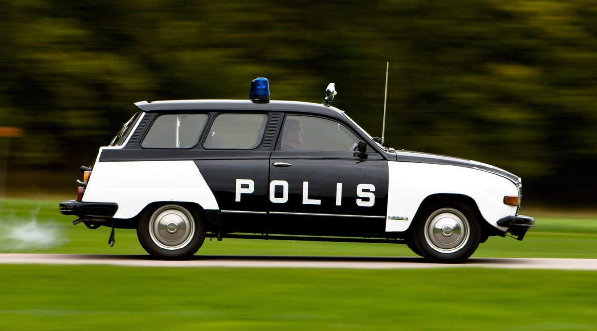 Saab 903 полиция Швеции