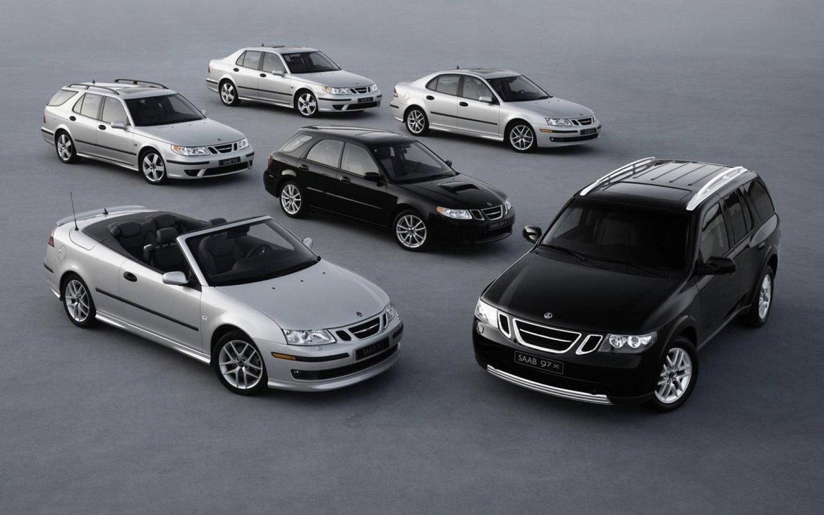 Saab Модельный ряд