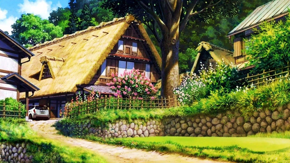 Деревенский домик