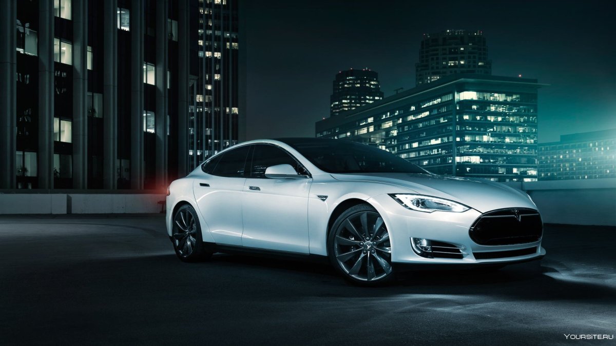 Tesla model s White