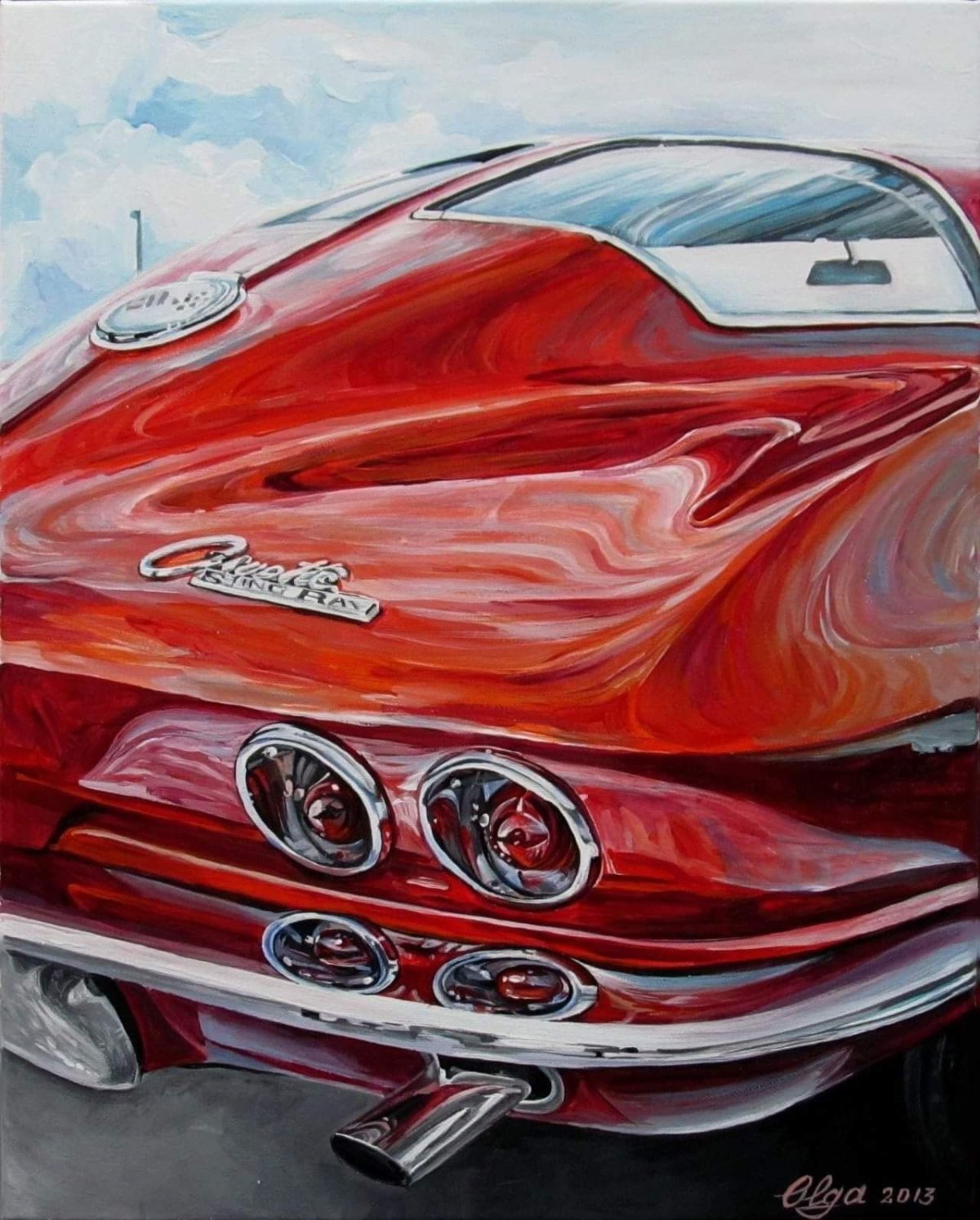 1963 Chevrolet Corvette Art