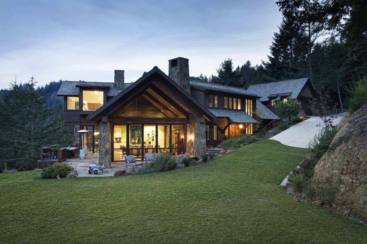Mountain Lodge House стиль
