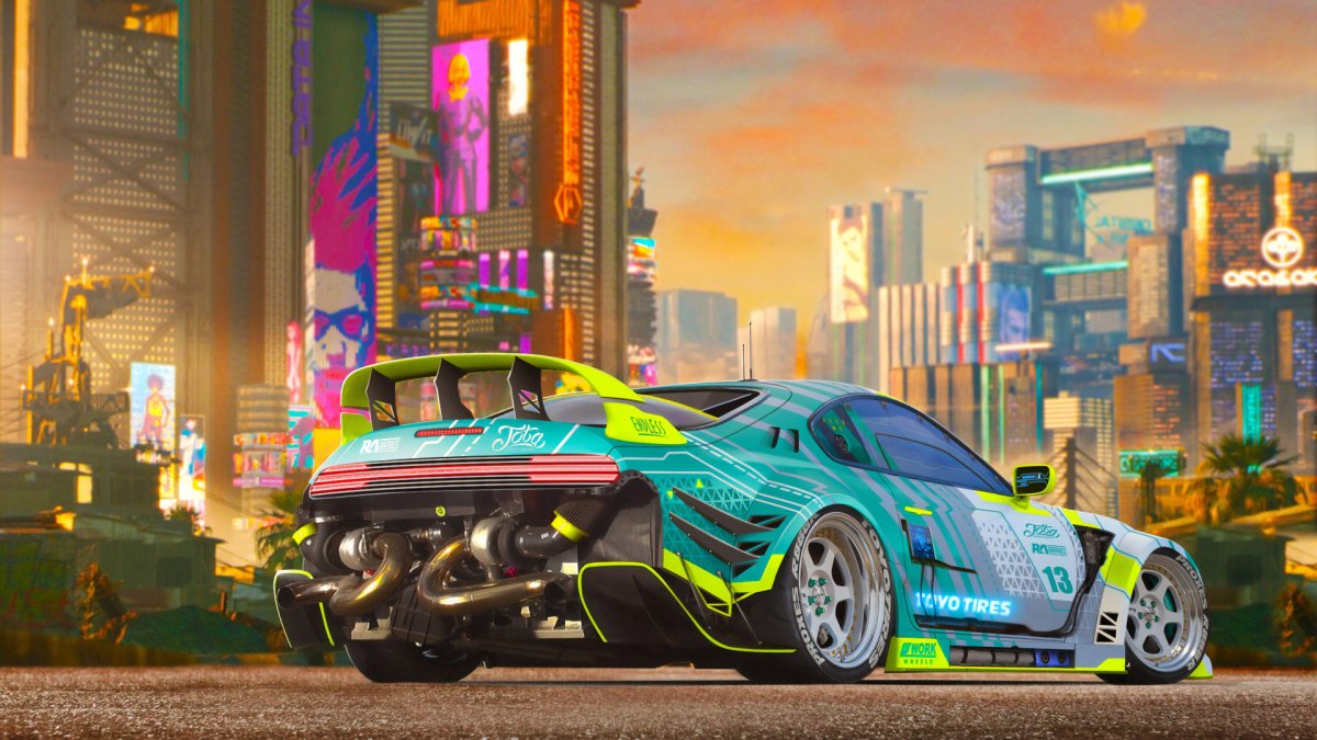 Toyota Supra Cyberpunk 2077