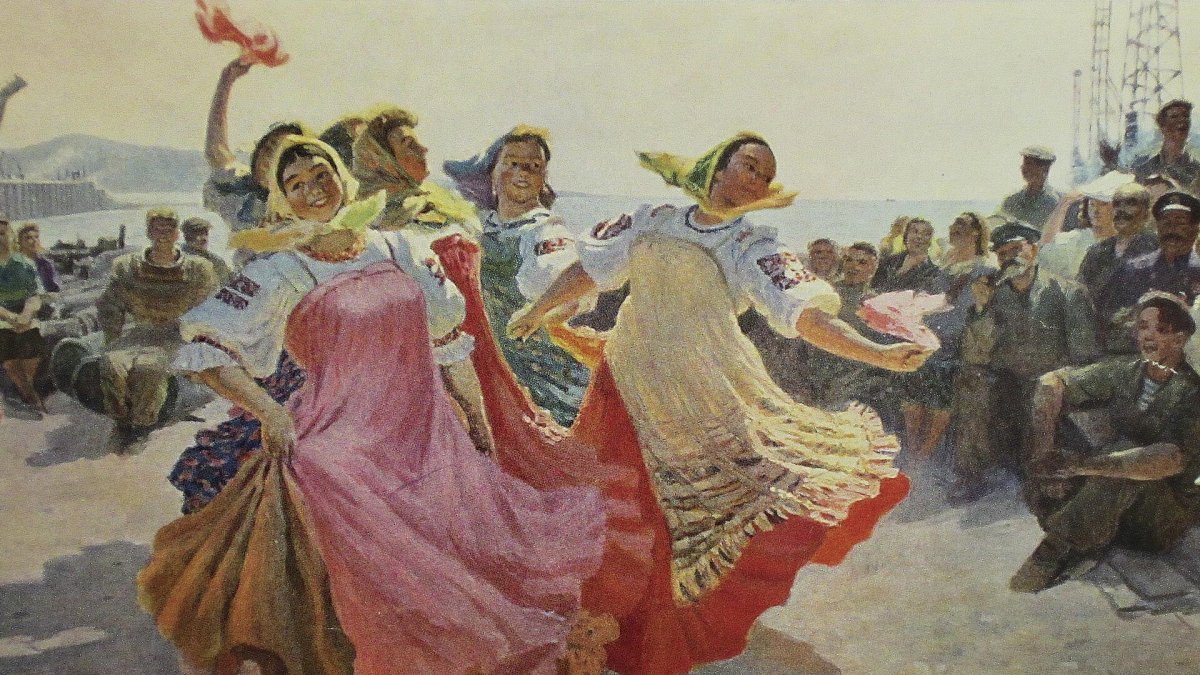 Михаил Володин - "концерт на стройке" (1957)
