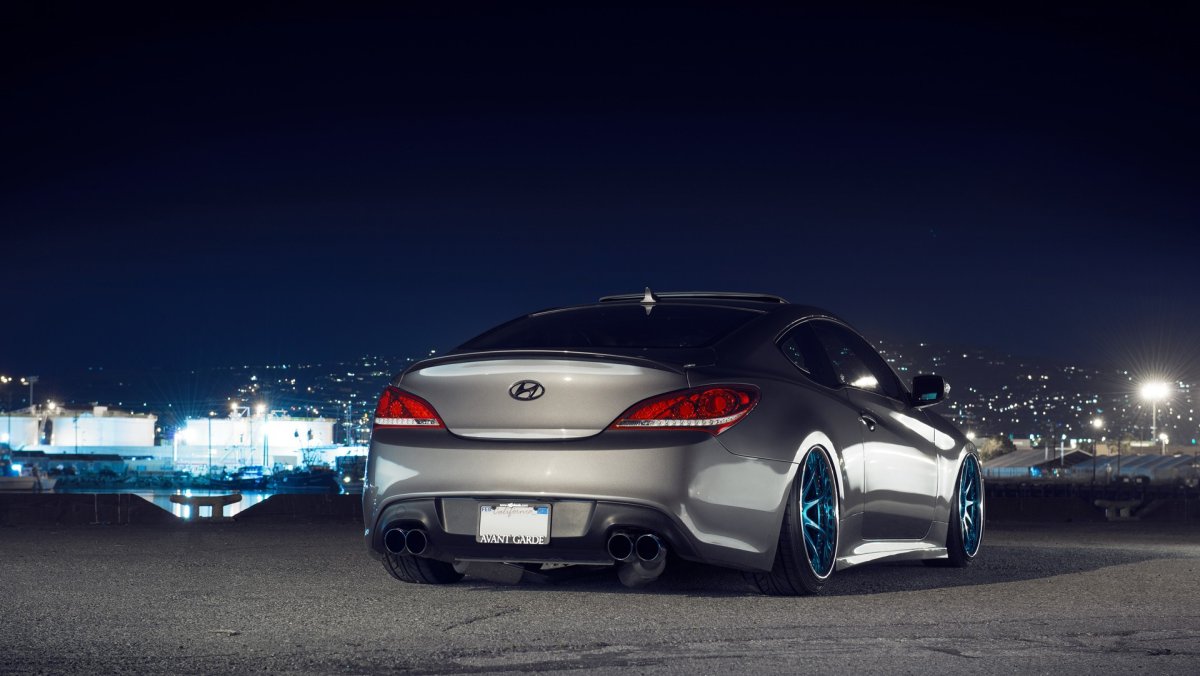 Hyundai Genesis stance