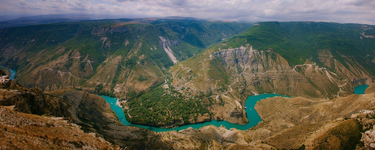 Сулакский каньон в Дагестане