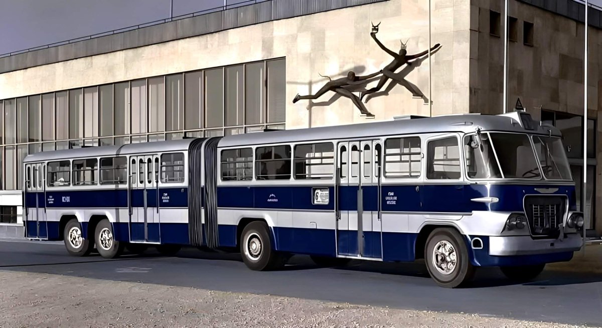 Ikarus 280t сочленённые троллейбусы