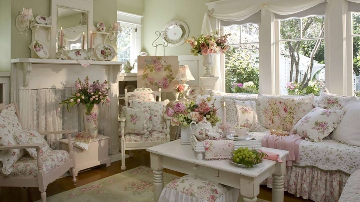 Shabby Chic стиль в интерьере