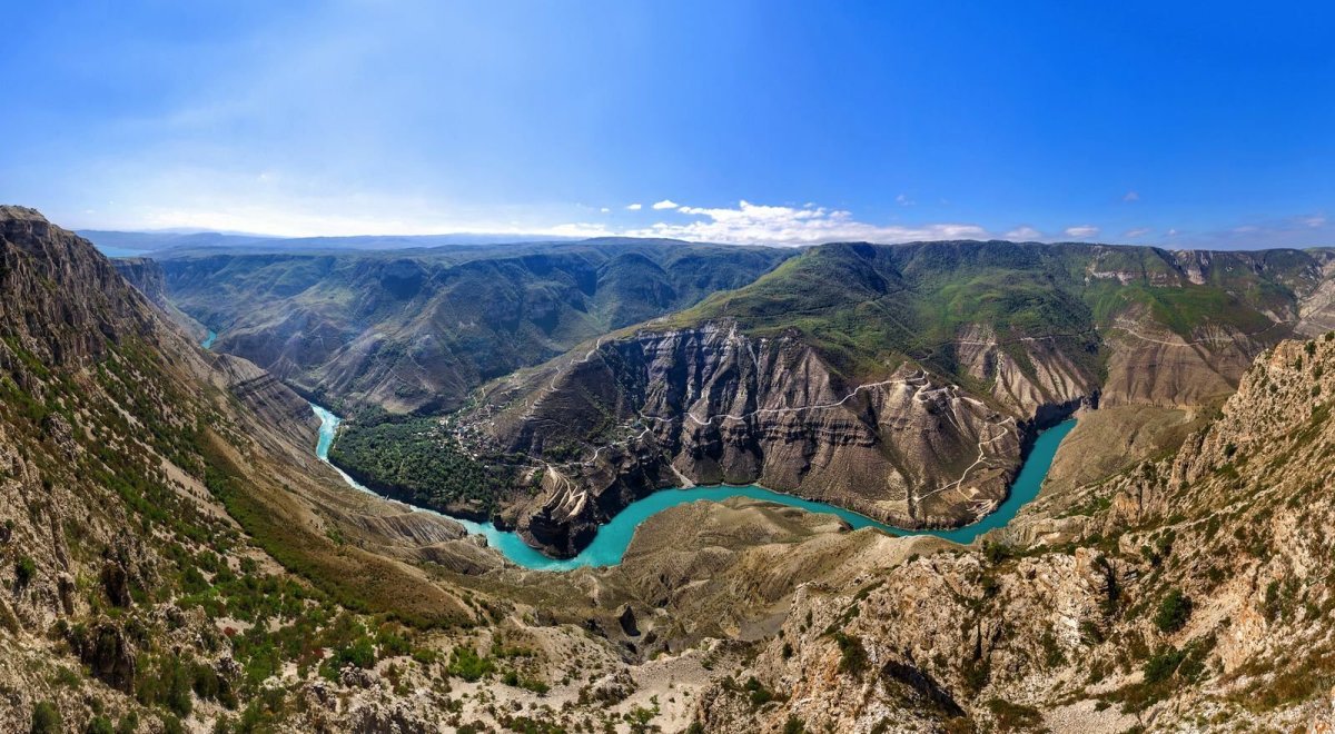 Дагестан каньон Сулакский каньон